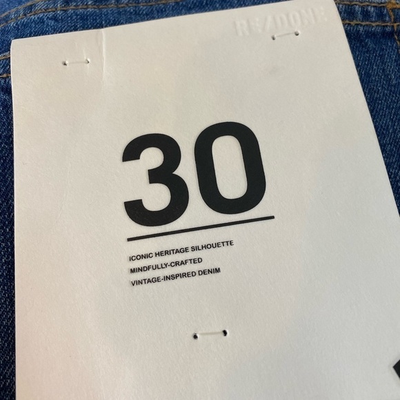 Re/Done Low Rider Loose Jeans in Crystal Bay Fade - Picture 8 of 9